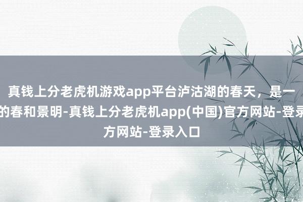 真钱上分老虎机游戏app平台泸沽湖的春天，是一万次的春和景明-真钱上分老虎机app(中国)官方网站-登录入口